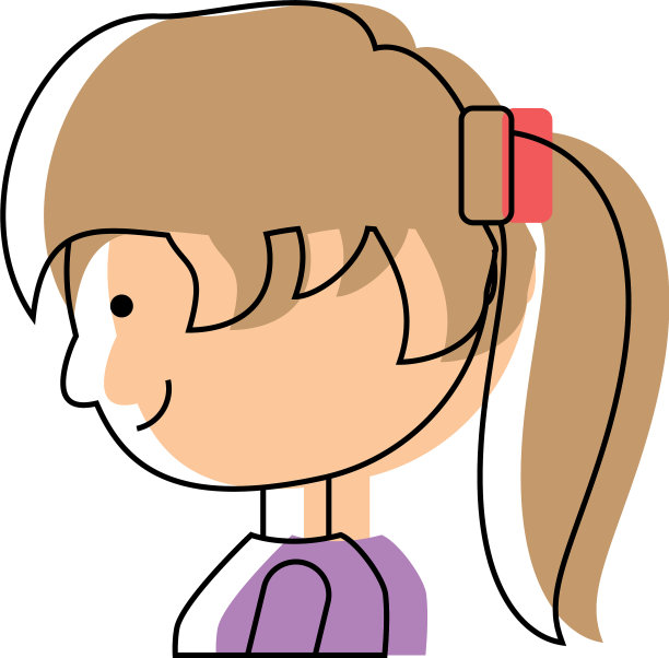 卡通女人图标图片下载