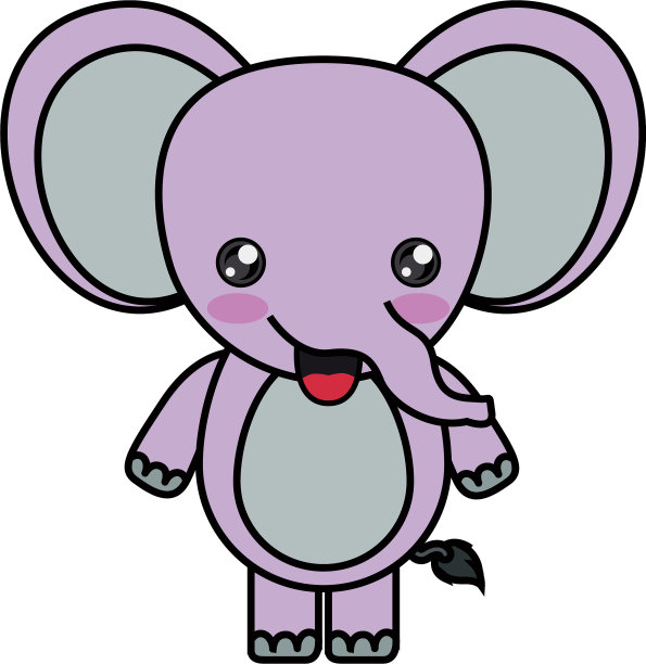 五彩缤纷，可爱的漫画，可爱的幸福图片下载