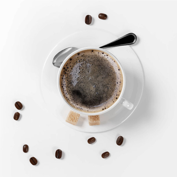 用咖啡豆煮一杯咖啡图片下载