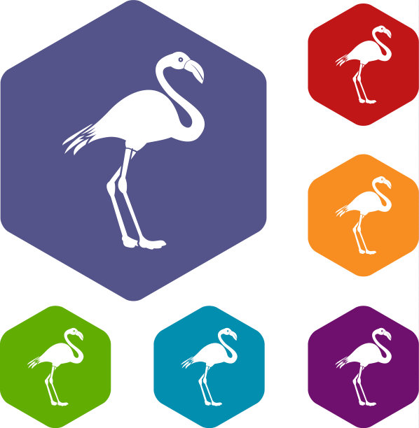 火烈鸟图标设置图片下载