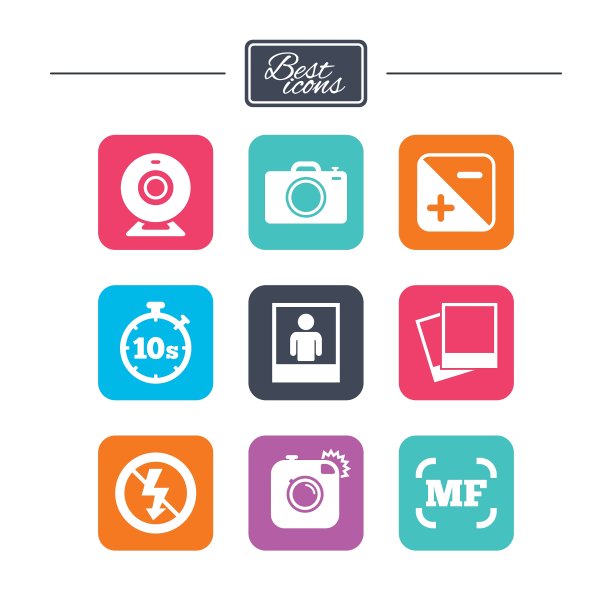 照片视频图标相机照片和相框图片下载