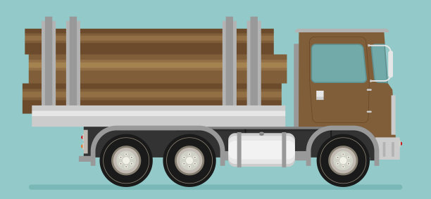 木材木材的卡车图片下载