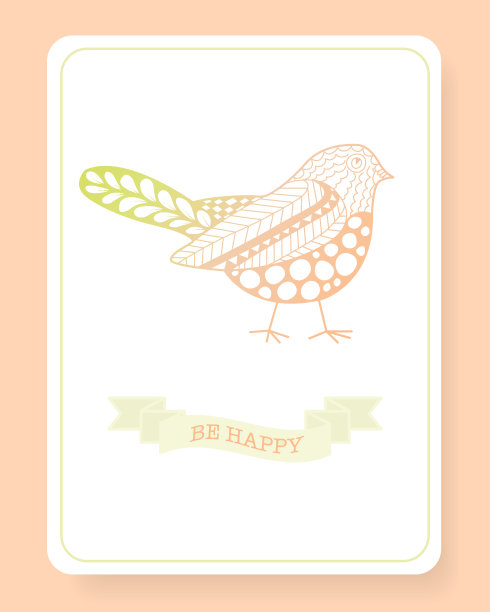 可爱的涂鸦是快乐的图片下载