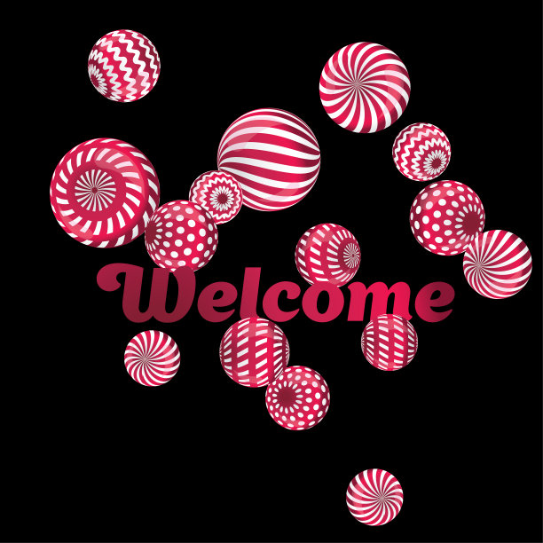 圈红色的珠子项链在黑色的背景图片下载