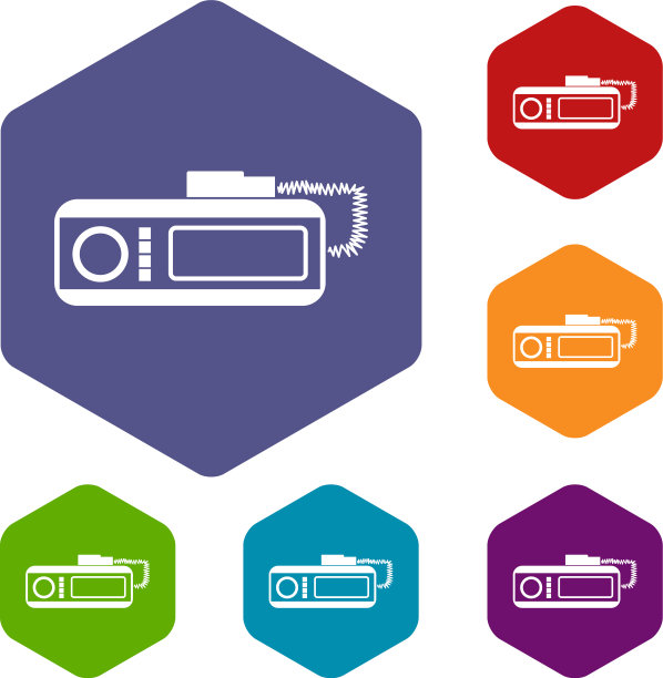 的士电台图标套装图片下载
