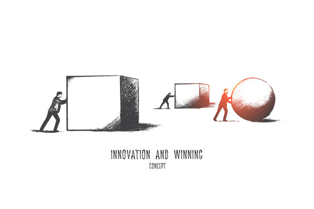 创新概念手绘孤立图片下载