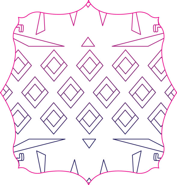 色彩线方形抽象孟菲斯风格图片下载