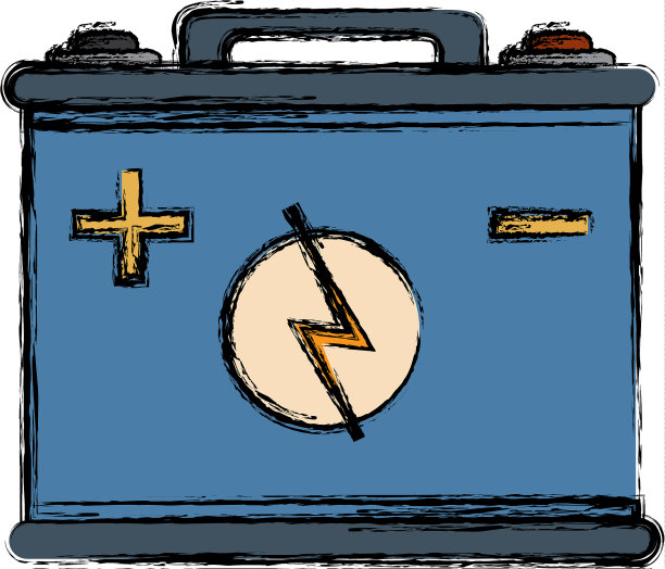 汽车电池图标图片下载