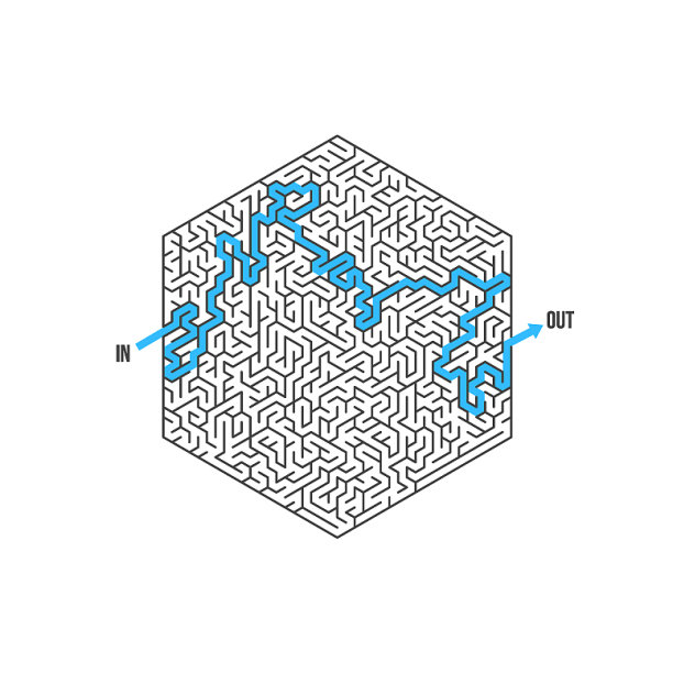 希腊迷宫谜题挑战与解决图片下载