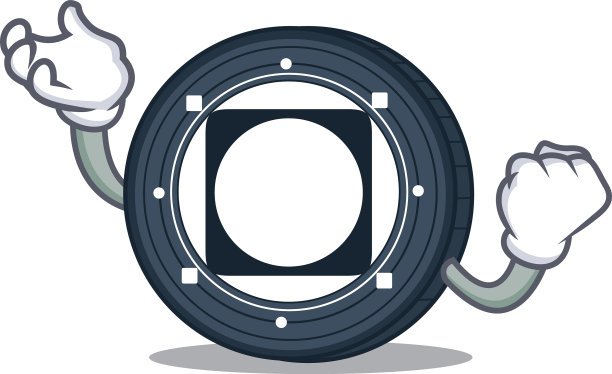 成功的字节球字节币卡通人物图片下载