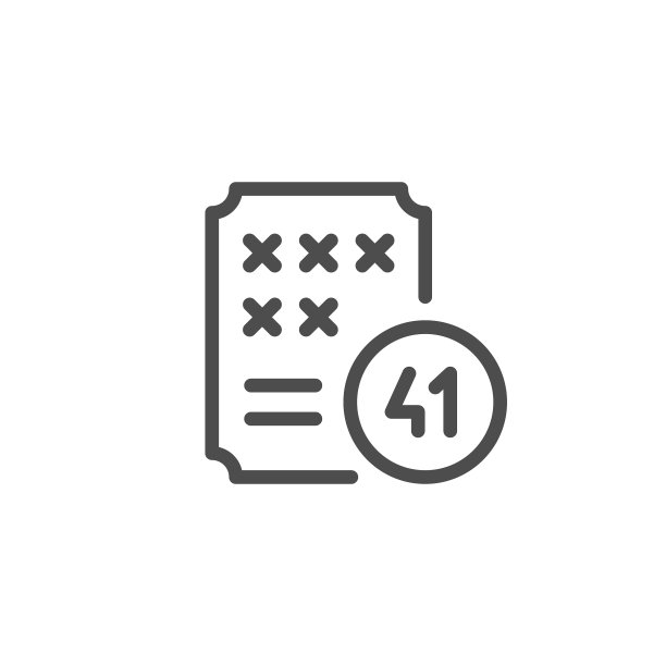 彩票线性图标图片下载