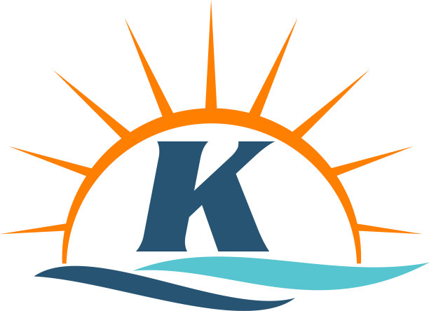 波浪日落初始k图片下载