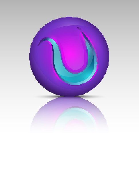 紫色圆标志图片下载