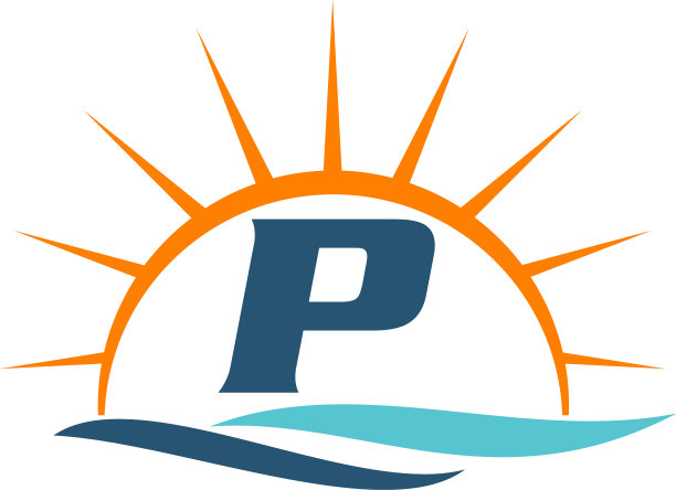 波浪日落初始p图片下载