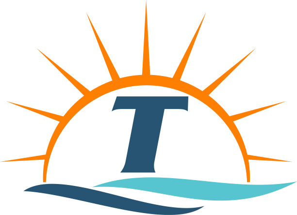 波浪日落初始t图片下载