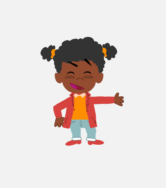 黑人女孩在乐观和图片下载