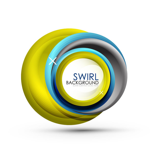 螺旋旋流线三维抽象图片下载