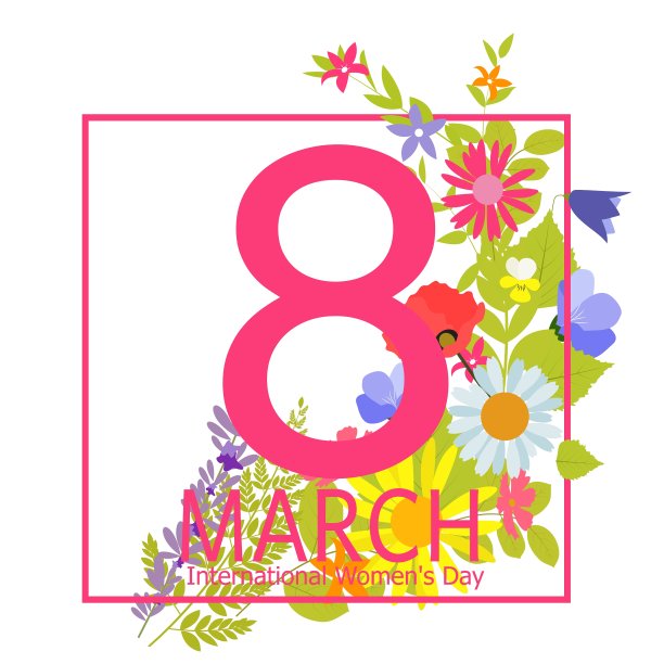 妇女节贺卡三月八日图片下载