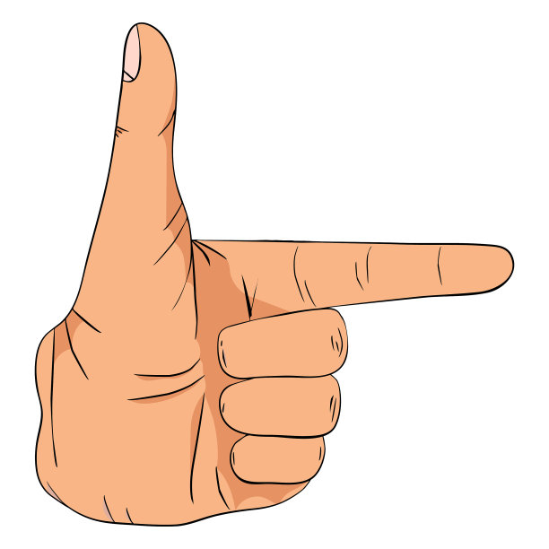 用食指做手势图片下载