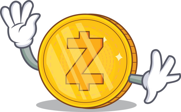 挥舞zcash硬币卡通人物图片下载