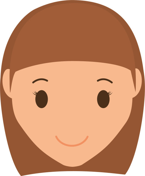 女人卡通图标图片下载