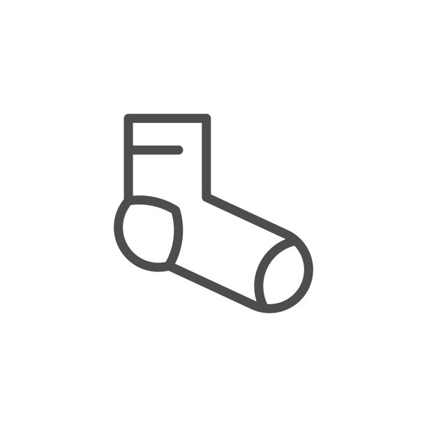 袜子线条图标图片下载