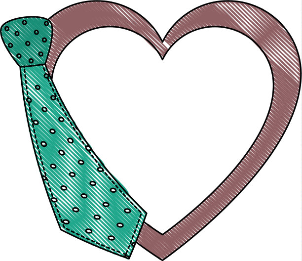 领带配饰设计图片下载