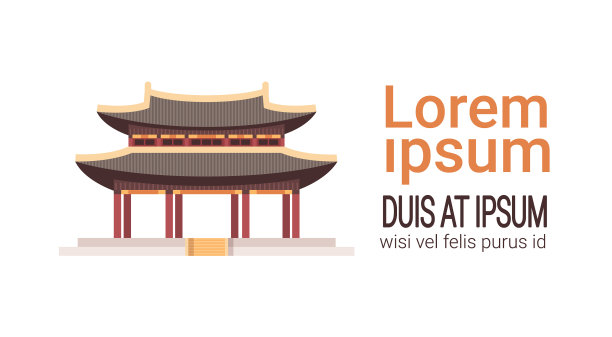 韩国寺庙建筑是韩国的标志性建筑图片下载