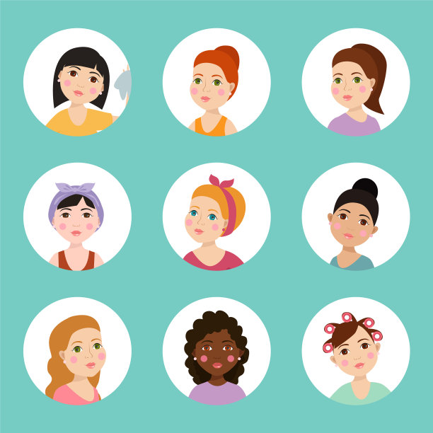 家庭主妇，家庭主妇，可爱的女人打扫卡通图片下载