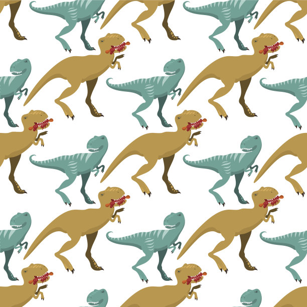 可怕的恐龙霸王龙无缝图片下载