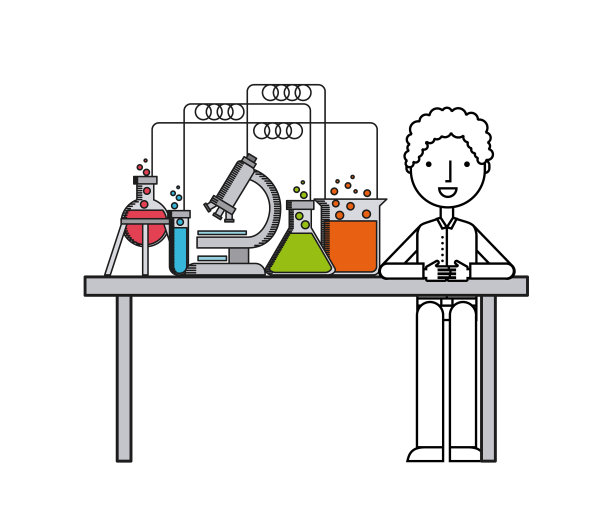 实验室平面图标设计图片下载