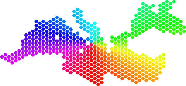 谱六边形地中海海图图片下载