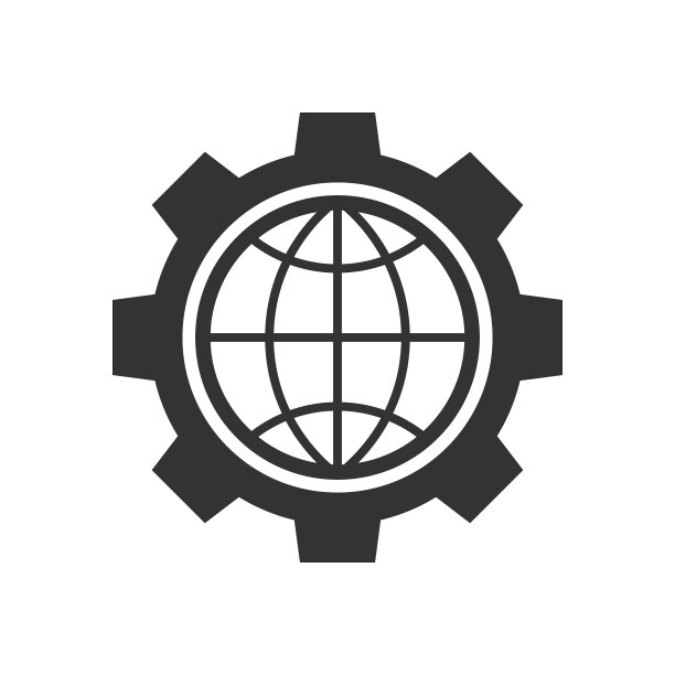 黑色全局设置图标图片下载