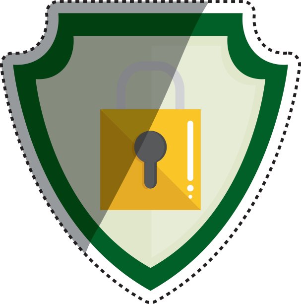 挂锁的安全标志图片下载