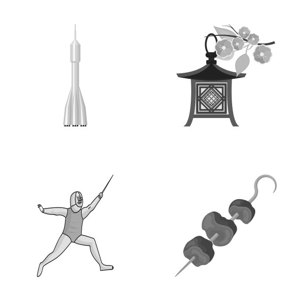 商业港口生态等单色图标图片下载