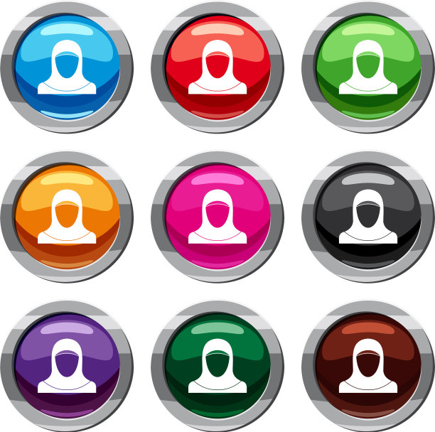 穆斯林妇女戴着头巾集合9图片下载