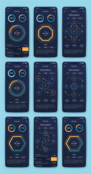 图形集移动信息图形股票图片下载