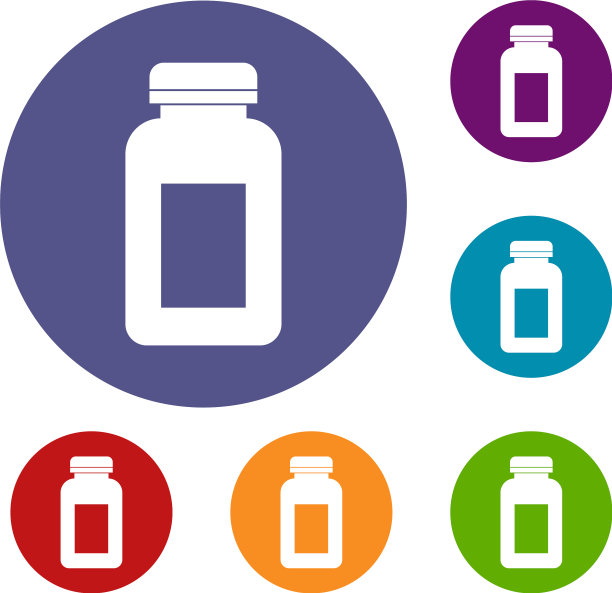 药瓶图标集图片下载