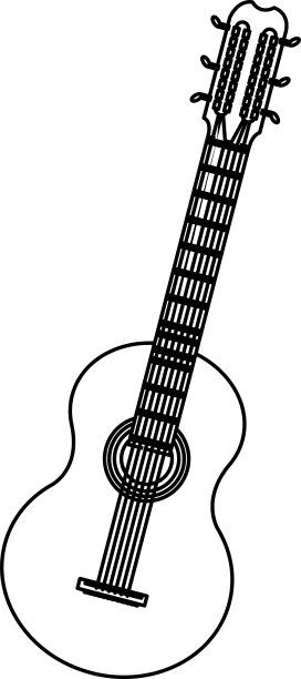 吉他乐器图标图片下载