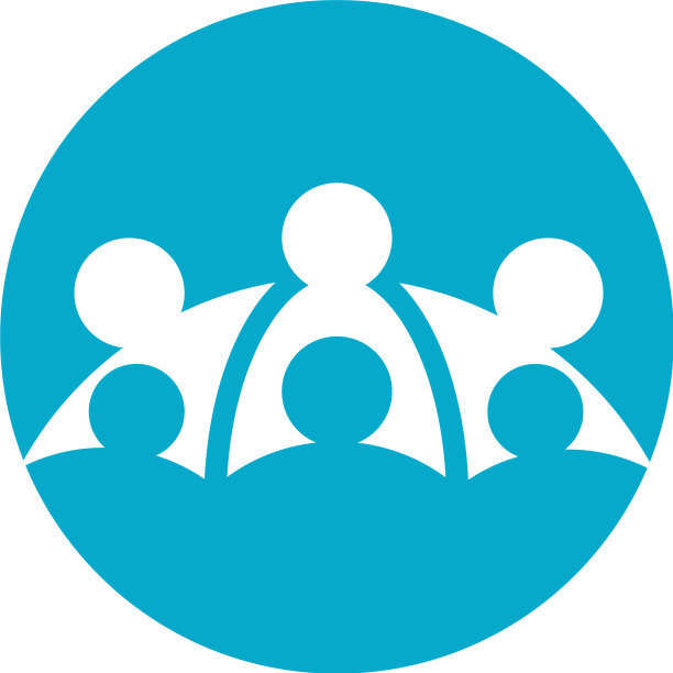 社区关怀logo模板图标图片下载