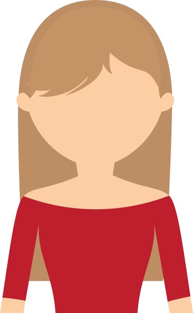 穿着红色衬衫的女人图片下载