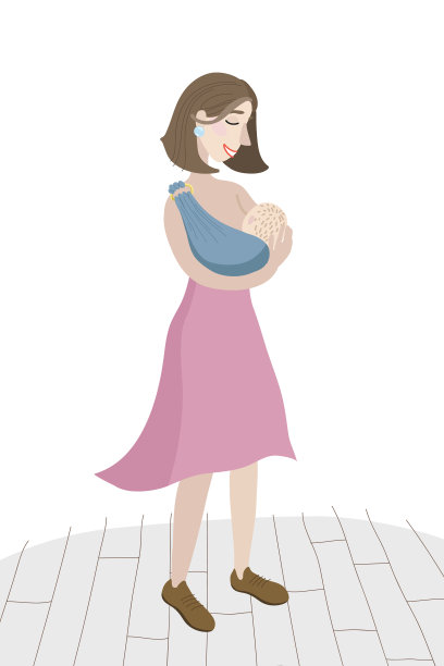 母亲用母乳喂养她的孩子图片下载