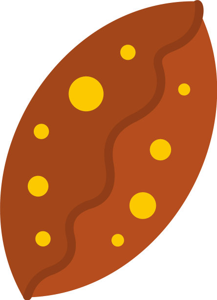 新鲜烘焙糕点图标扁平风格图片下载