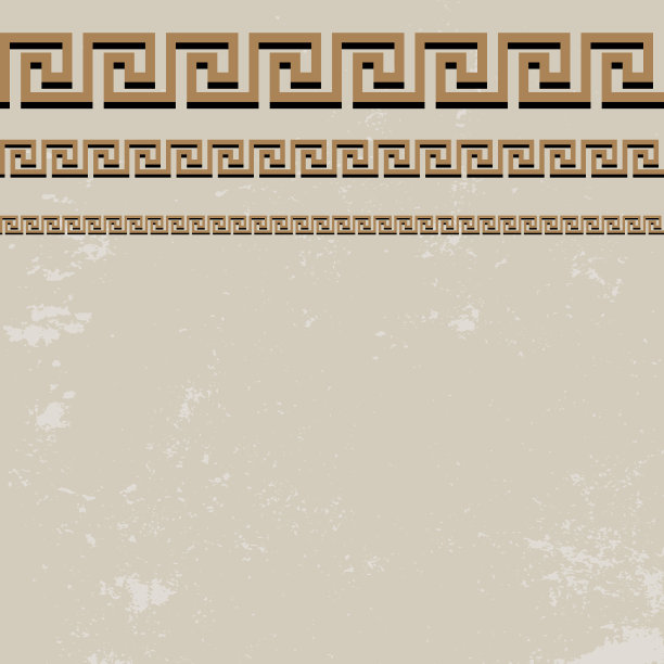 一套希腊装饰平面设计图片下载