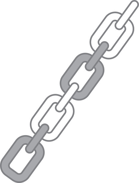 链金属隔离图标图片下载