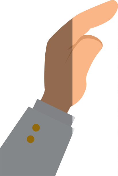 手人类孤立图标图片下载