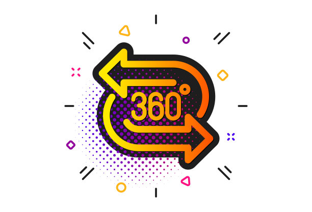 360度图标vr技术仿真标志图片下载