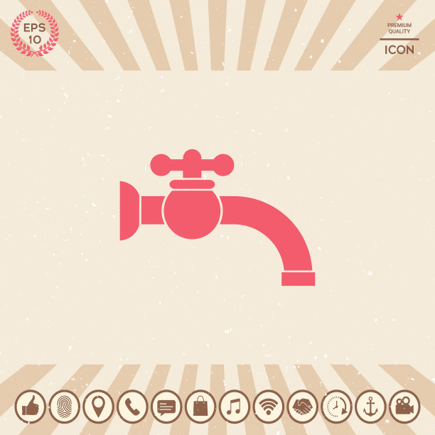 水龙头符号图标图片下载