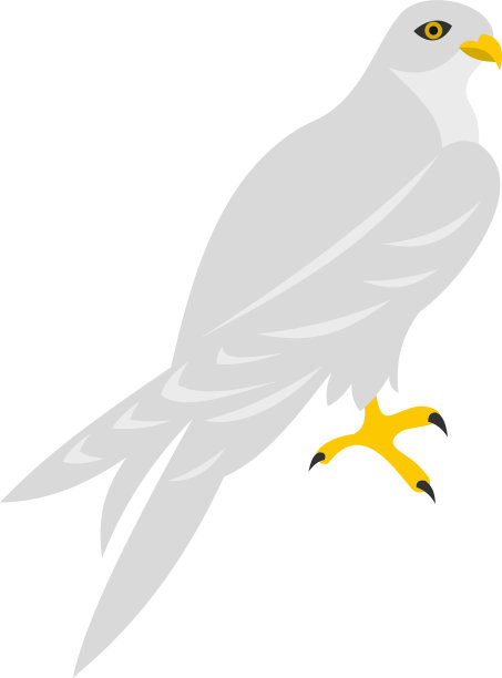 鹰图标平面风格图片下载