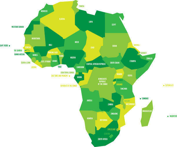 非常简单的信息地理政治地图图片下载